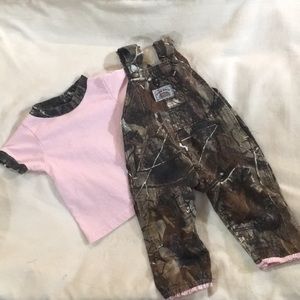 Round House Bibs with matching t-shirt